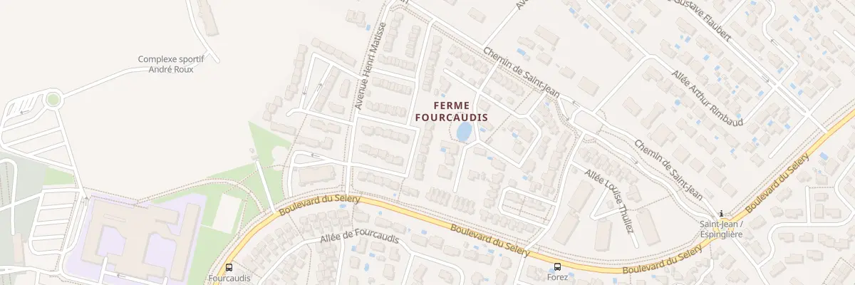 Plan du 24 All Pierre de Coubertin à Colomiers