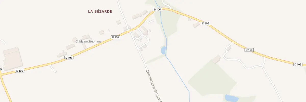 Plan du 8 Rte de Luzeret à Oulches