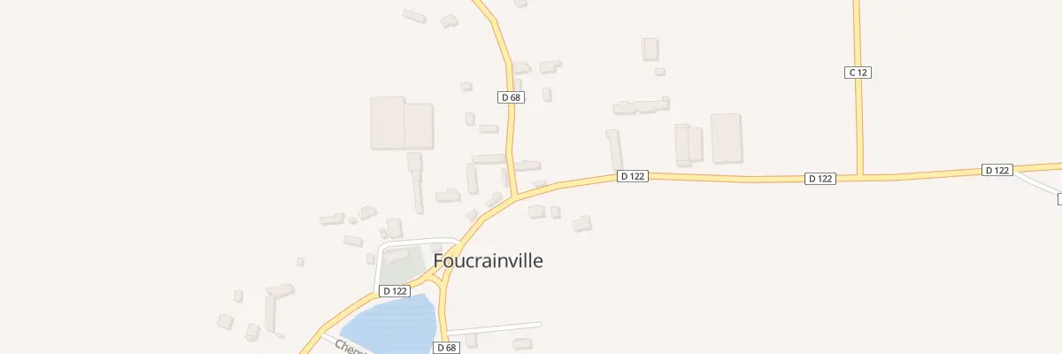 Plan du 2 Rue du Vivier à Foucrainville