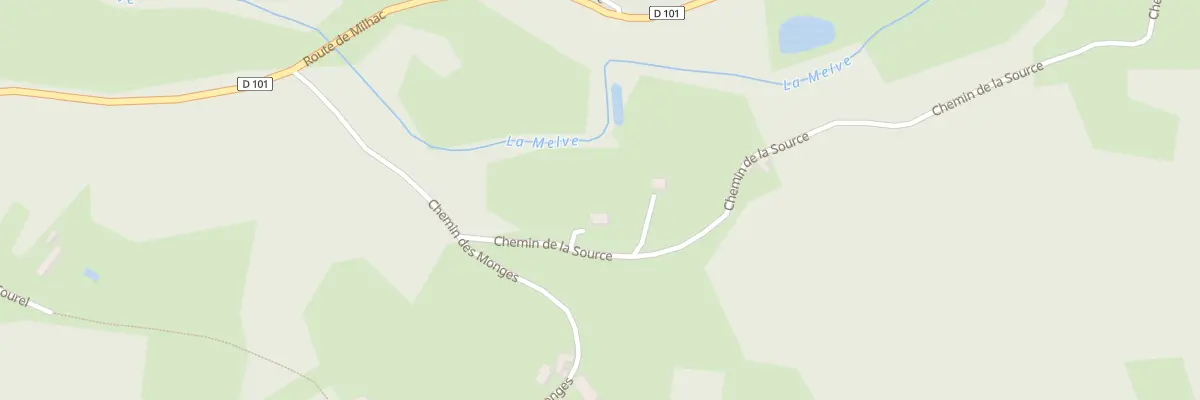 Plan du 5070 Les Monges à Saint-Cirq-Madelon
