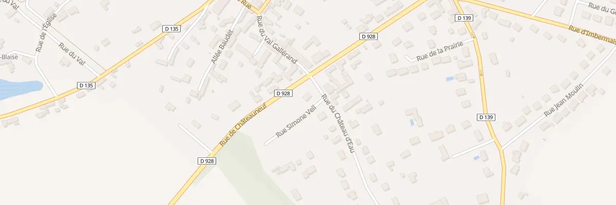 Plan du 2 Rue du Château d’Eau à Tréon
