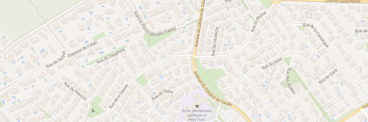 Plan du 1 Rue de Savoie à Tournefeuille