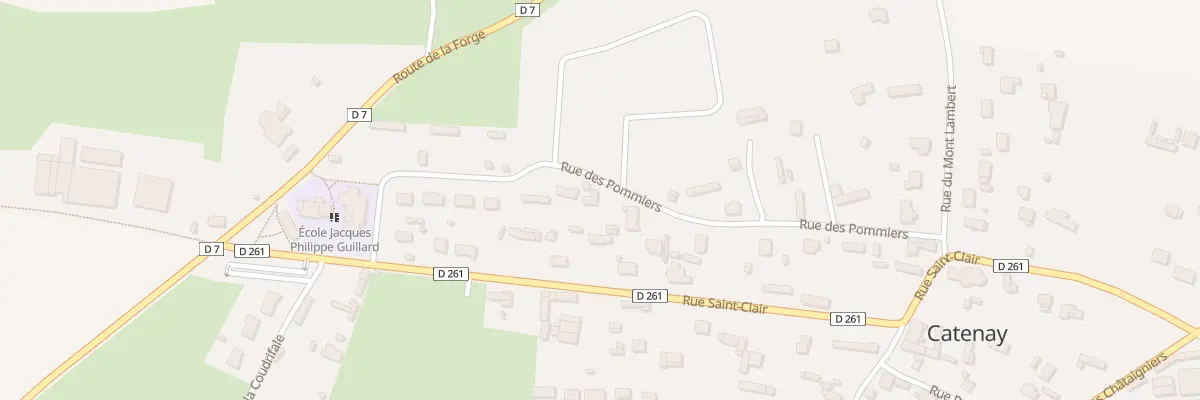 Plan du 265 Rue des Pommiers à Catenay