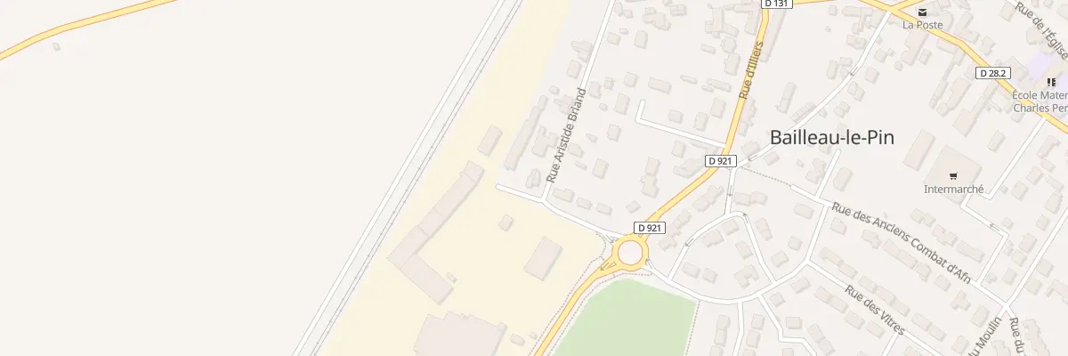 Plan du 8 Rue Pasteur à Bailleau-le-Pin
