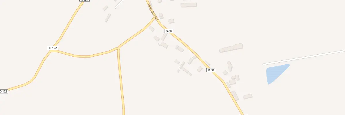 Plan du 9273 Rue du Fief à Foucrainville
