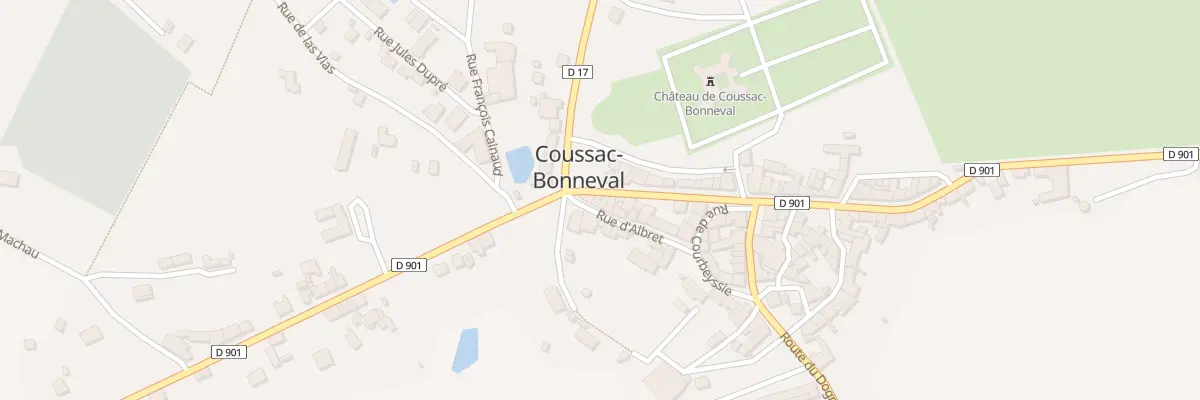 Plan du 4 Av du Onze Novembre 1918 à Coussac-Bonneval