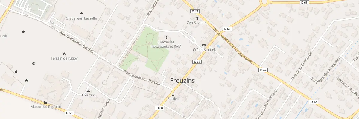 Plan du 45 Rue de la République à Frouzins