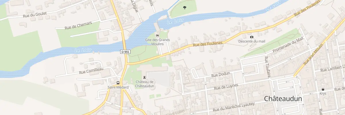 Plan du 3 Rue des Fouleries à Châteaudun