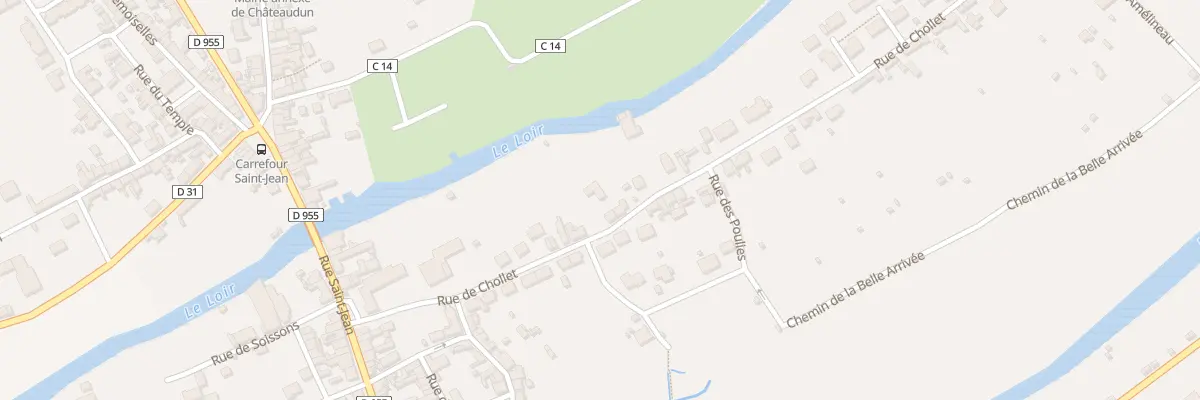 Plan du 18 Rue de Chollet à Châteaudun