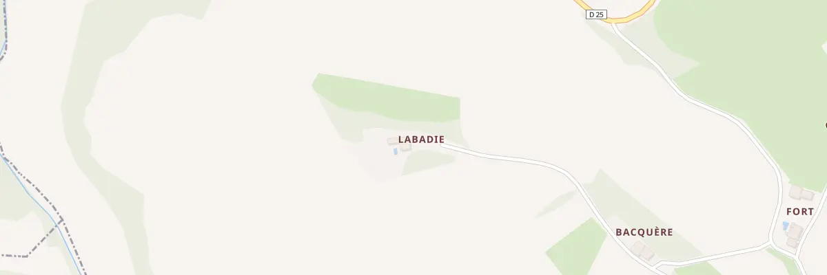 Plan du 8 Labadie à Canens