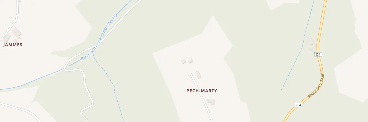 Plan du 278 Imp de Pech Marty à Puycornet