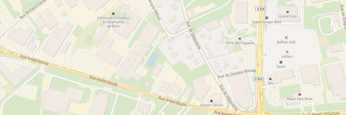 Plan du 22 Rue de Villebrême à Blois