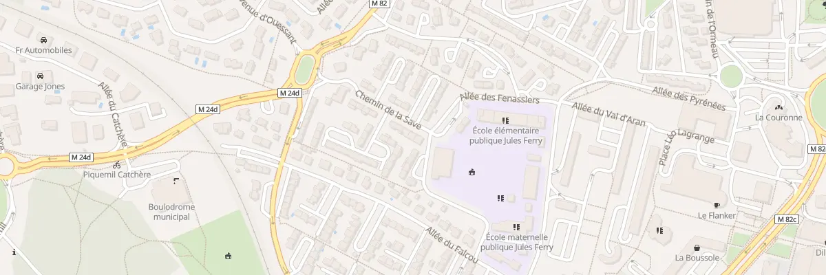 Plan du 58 Che de la Save à Colomiers