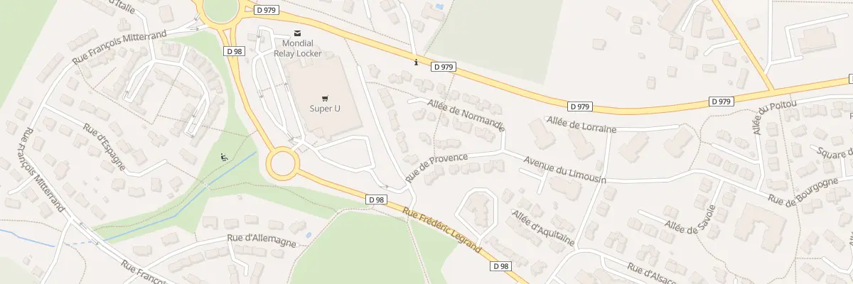Plan du 1 Rue de Provence à Feytiat