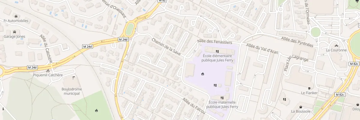 Plan du 60 Che de la Save à Colomiers