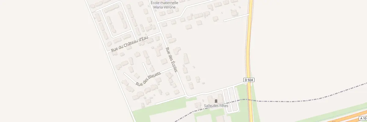 Plan du 13 Rue des Ecoles à Villebarou