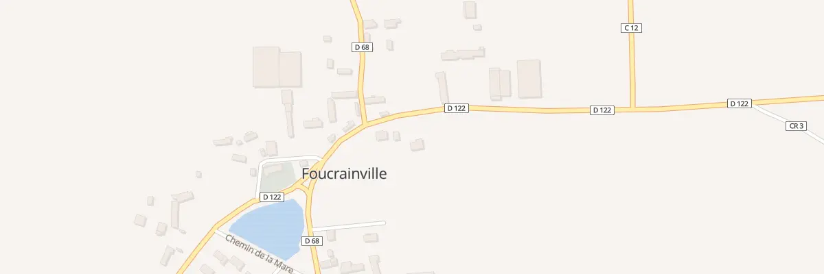 Plan du 9254 Rue Milbert à Foucrainville