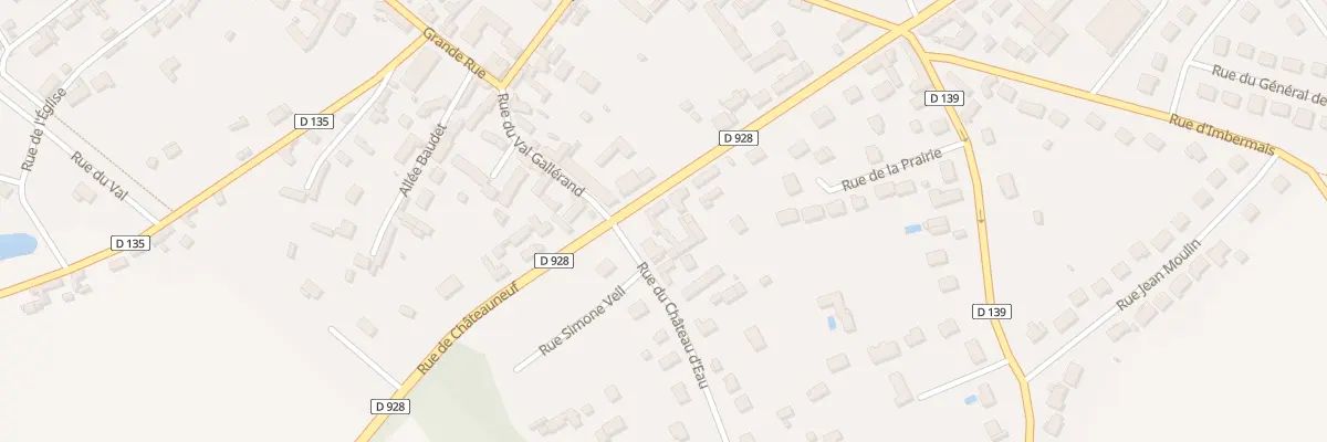 Plan du 6 Rue de Châteauneuf à Tréon