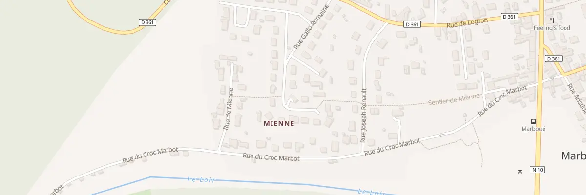 Plan du 25 Rue Gallo Romaine à Marboué