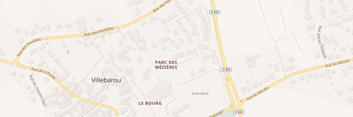 Plan du 26 Rue des Mézières à Villebarou