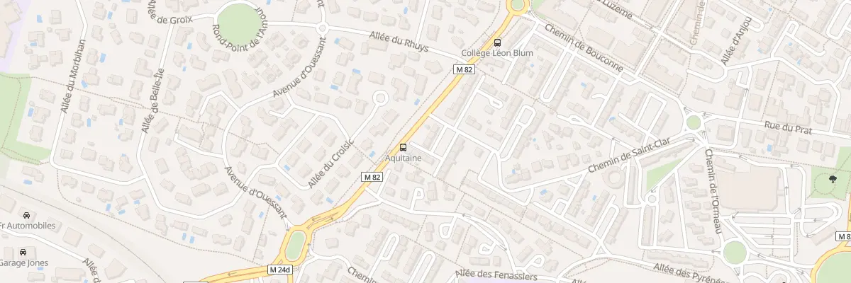 Plan du 6 Che de Saint-Clar à Colomiers