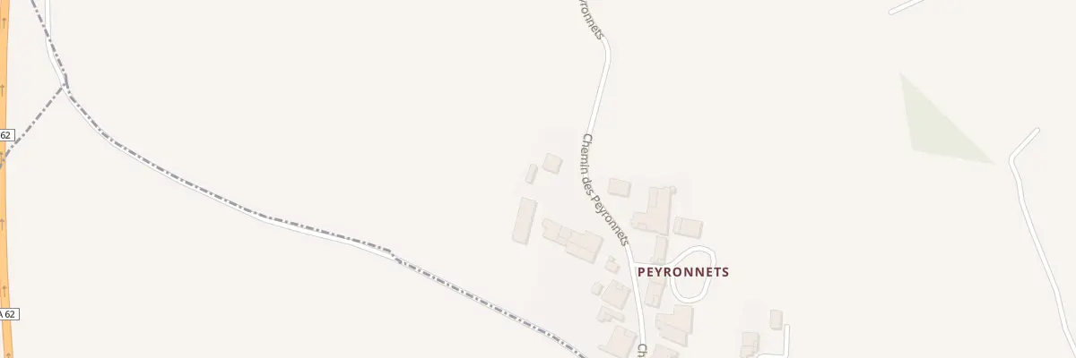 Plan du 569 Che de Peyronnets à Fabas