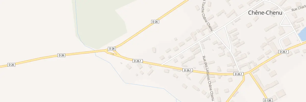 Plan du 32 Rue de la Mairie Chêne Chenu à Tremblay-les-Villages