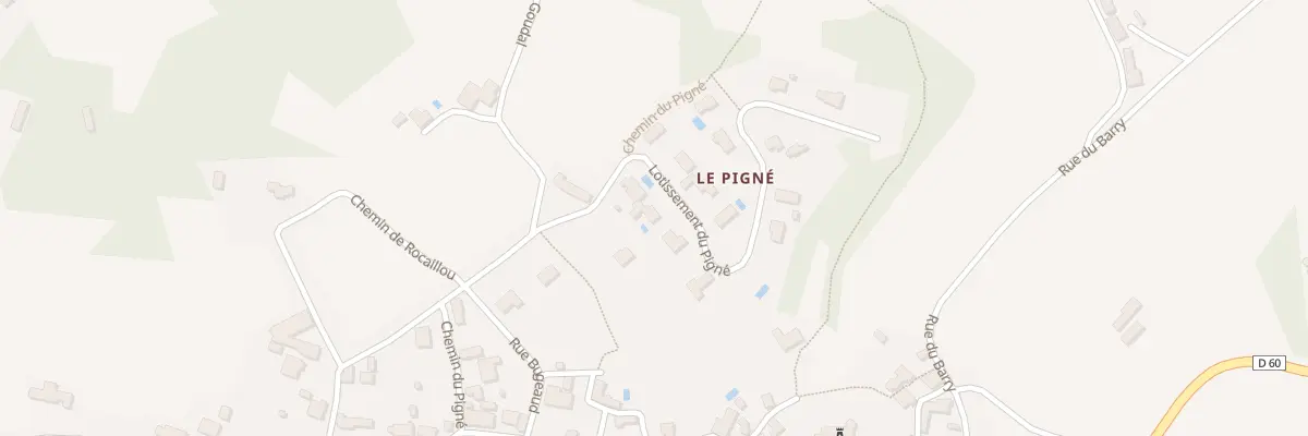 Plan du 4 Imp du Lotissement Le Pigne à Salignac-Eyvigues
