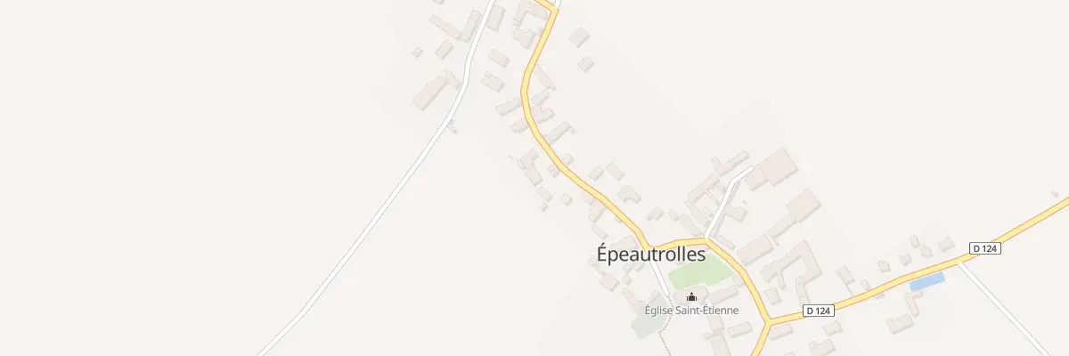 Plan du 16 Rue de la Libération à Épeautrolles