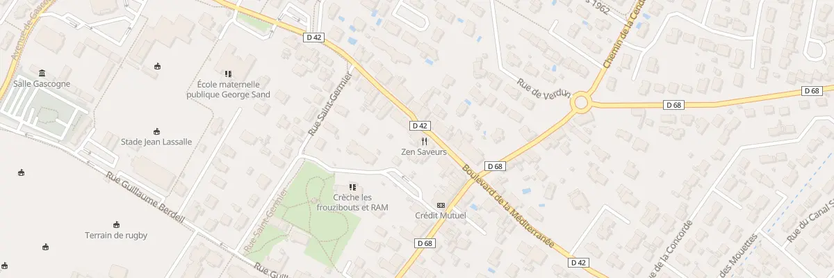 Plan du 59 Bd de la Méditerranee à Frouzins
