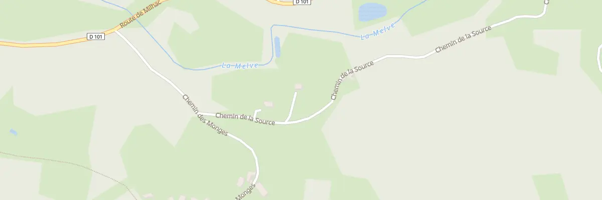 Plan du 5060 Les Monges à Saint-Cirq-Madelon