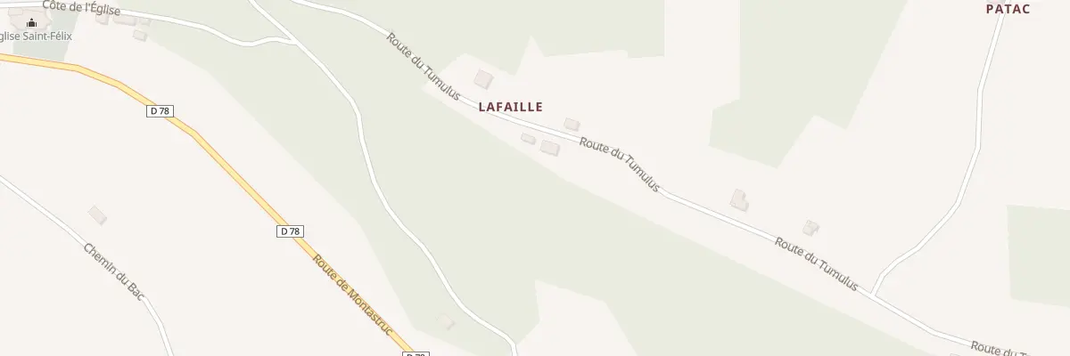Plan du 362 Rte du Tumulus à Piquecos