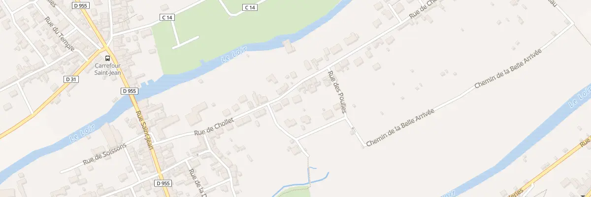 Plan du 23 Rue de Chollet à Châteaudun