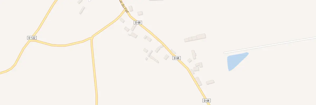 Plan du 4 Rue du Fief à Foucrainville