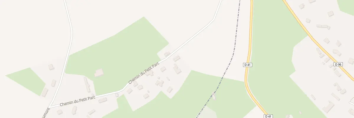 Plan du 352 Che du Petit Parc à Rocquemont