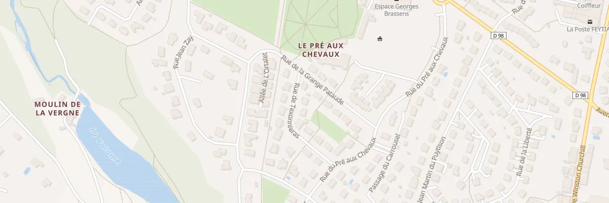 Plan du 14 Rue de Texonnieras à Feytiat