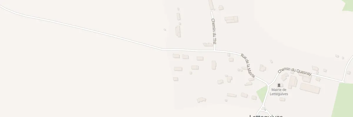 Plan du 525 Rue de la Mairie à Letteguives