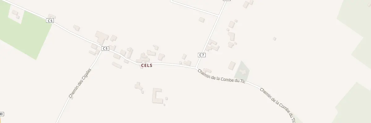 Plan du 5079 Cels à Parnac