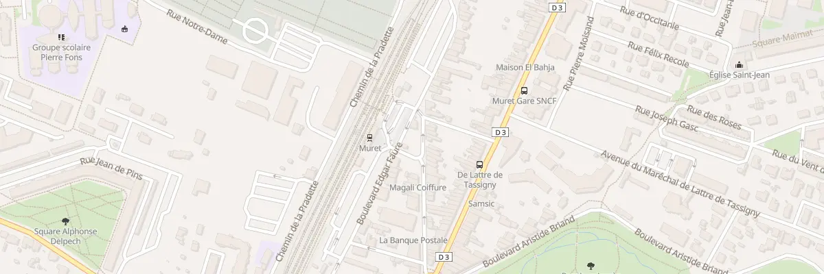 Plan du 33 Av Pierre 2 d’Aragon à Muret