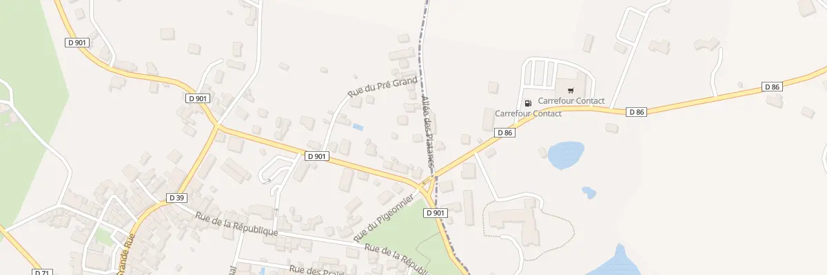 Plan du 3 All Des Platanes à Juillac