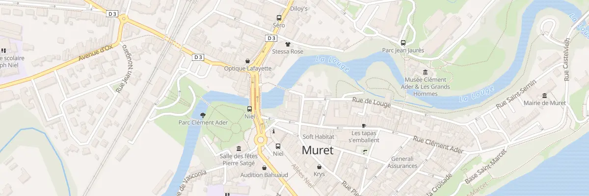 Plan du 2 Pl du Vieux Pont à Muret