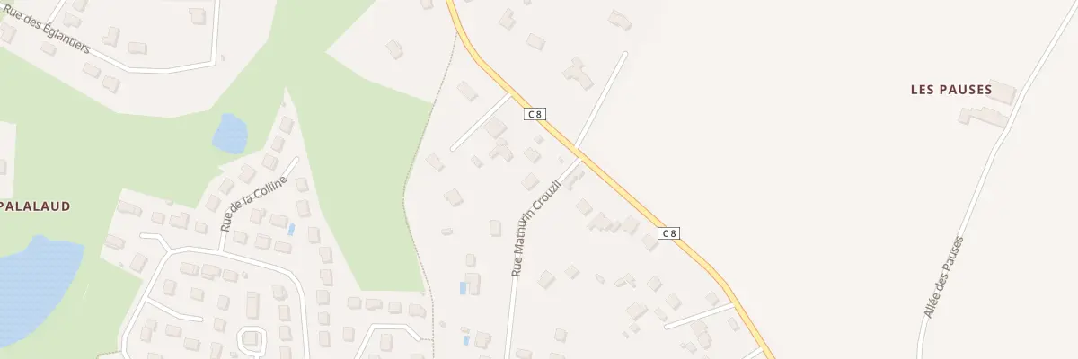 Plan du 2 Rue Mathurin Crouzil à Feytiat