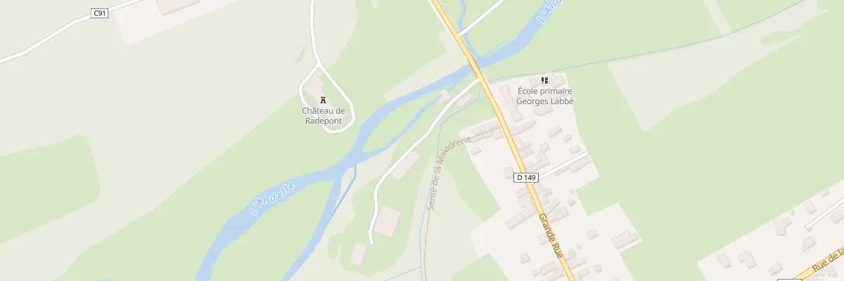 Plan du 192 Grande Rue à Radepont