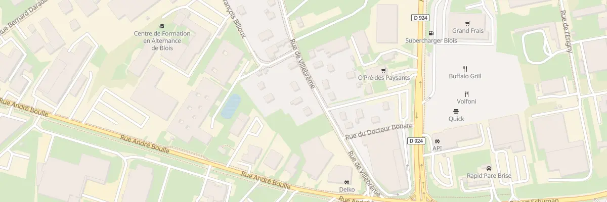 Plan du 20 Rue de Villebrême à Blois