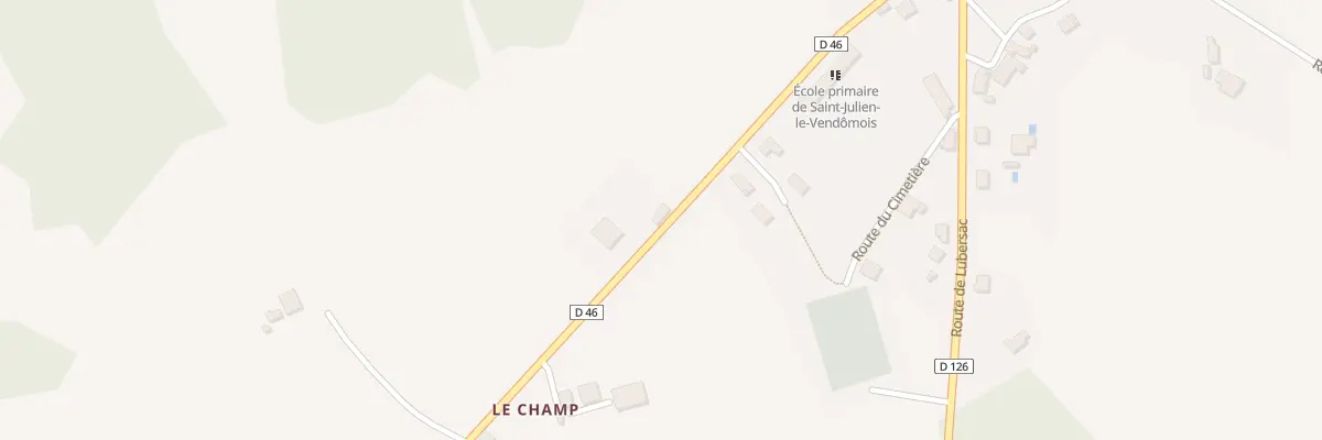 Plan du 5115 Au Champ à Saint-Julien-le-Vendômois