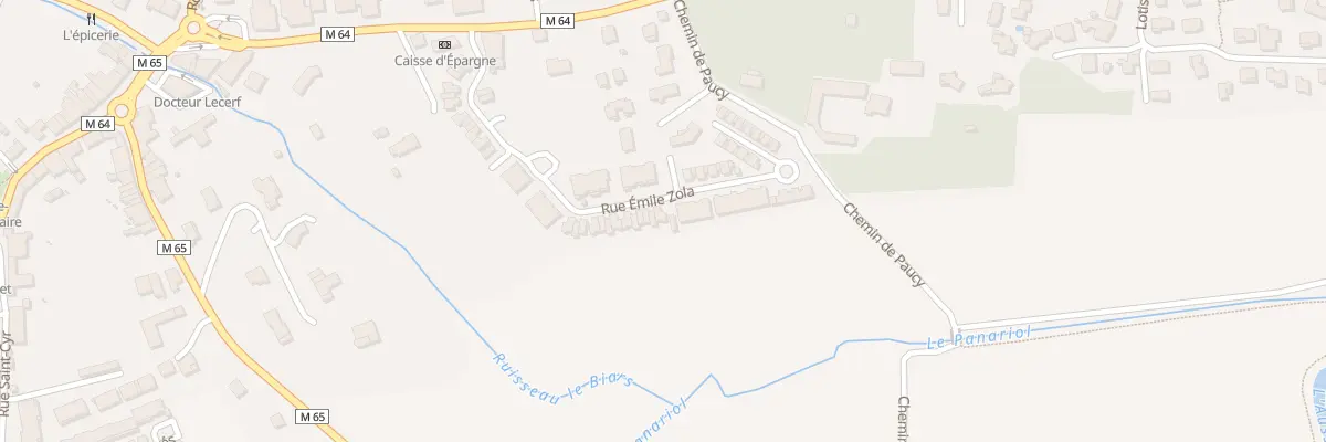 Plan du 52 Rue Emile Zola à Aussonne