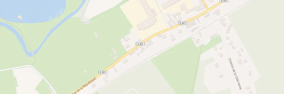 Plan du 1995 Rue de la Republique à Radepont