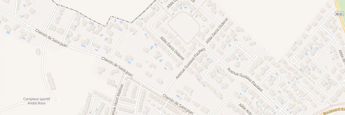 Plan du 50 All Denis Diderot à Colomiers