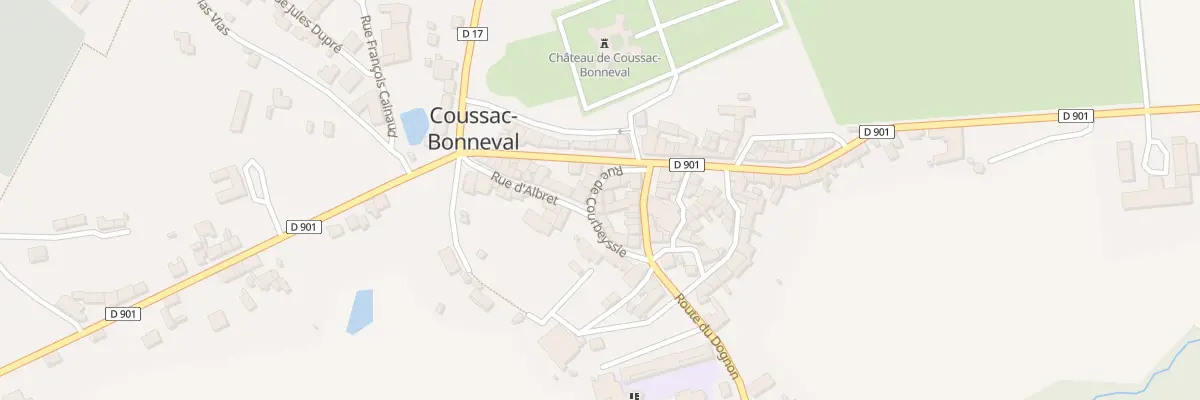 Plan du 5 Rue de Courbeyssie à Coussac-Bonneval