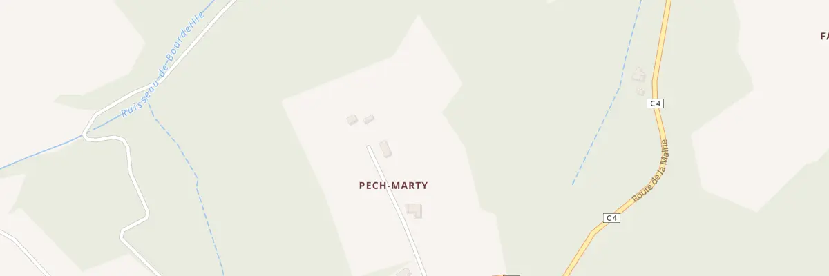 Plan du 238 Imp de Pech Marty à Puycornet